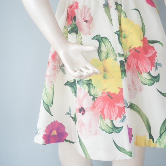 Ted Baker London Iberis Floral Fit & Flare Dress - Picture 10 of 16